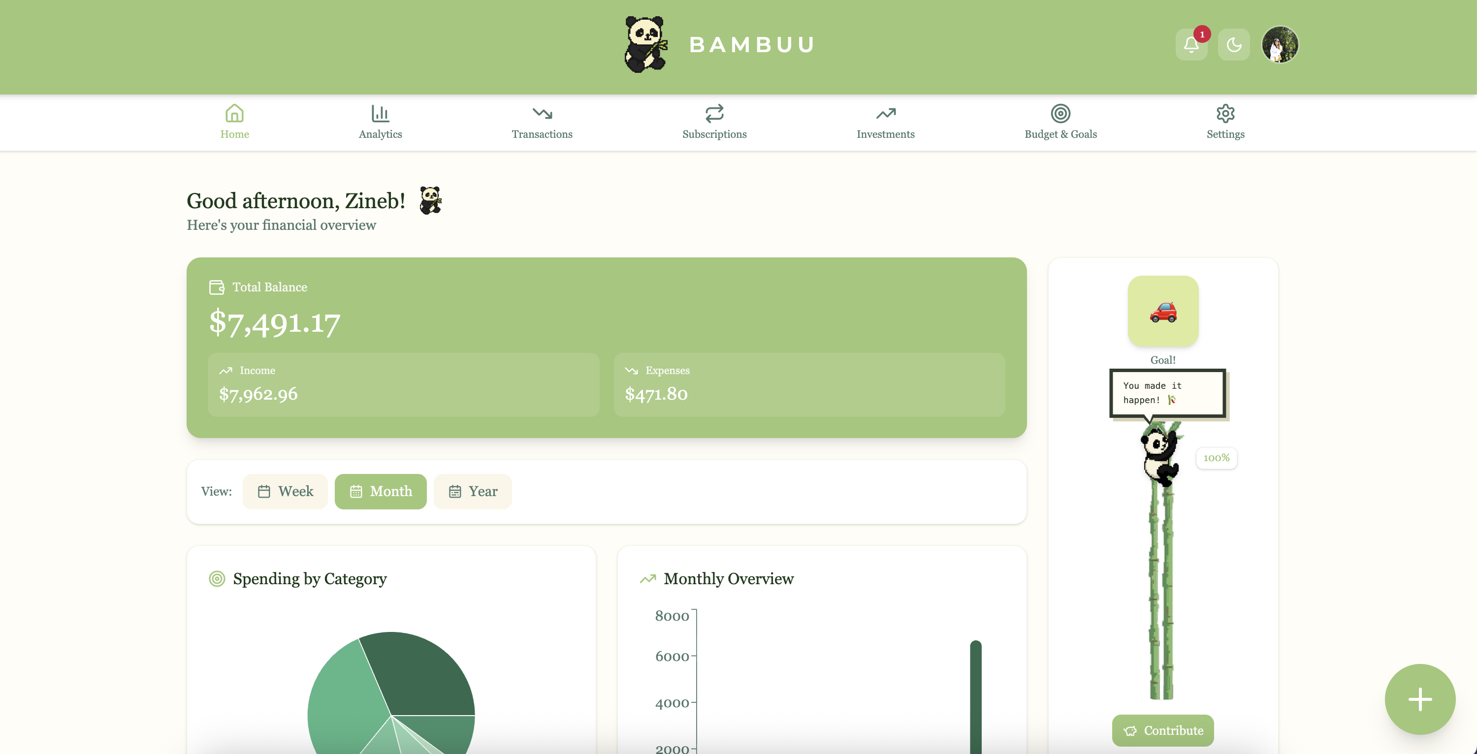 Bambuu - Student Finance App